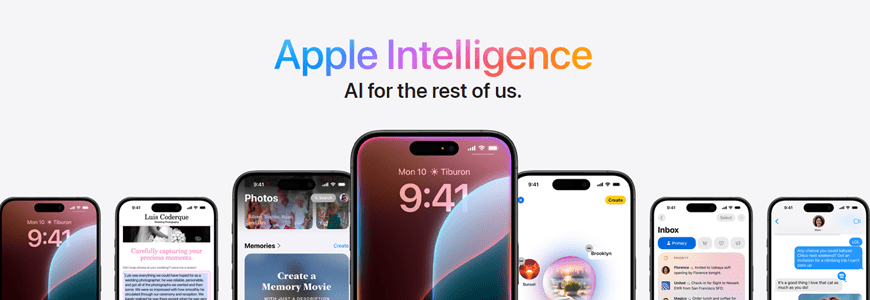 Apple Intelligence, a suite of AI-powered features