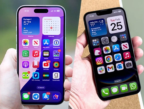 iPhone 16e vs. iPhone 16 Display